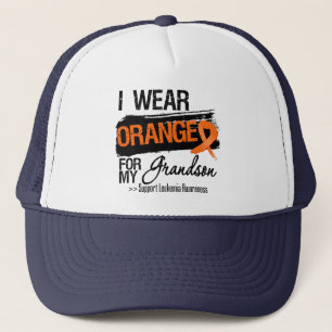 Casquette Ruban Leukemia Pour Mon Petit-Fils