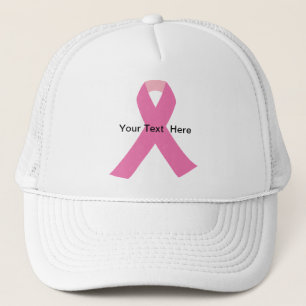 Casquette ruban rose de conscience de cancer du sein
