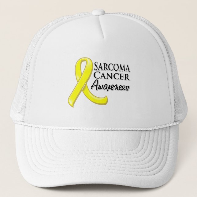 Casquette Ruban Sensibilisation au cancer du sarcome (Devant)