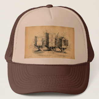 Casquette ruche apicole vintage
