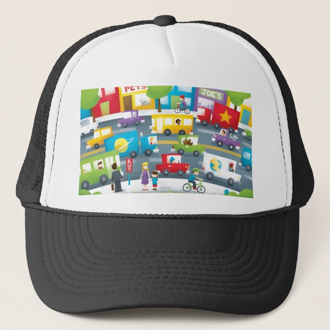 Casquette Rue de ville (Devant)