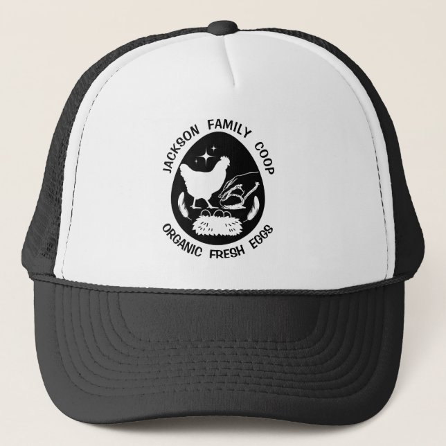 Casquette Russe Agritourisme Poulet frais Orgue Hen Oeufs Co (Devant)