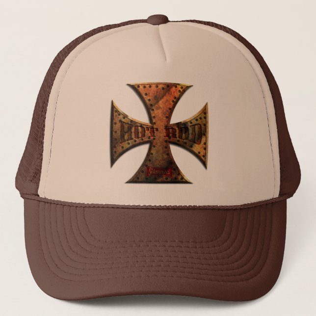 CASQUETTE RUST-MALT-CROSS-FLAT-001 (Devant)