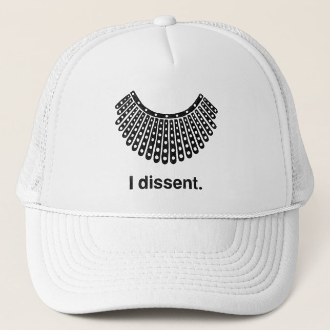Casquette Ruth Bader Ginsburg I Disidence RBG Coller (Devant)