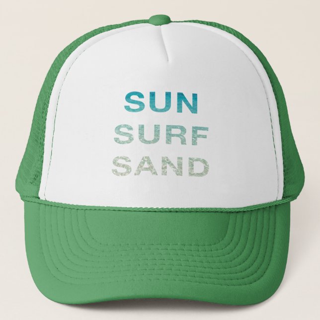 CASQUETTE SABLE DE SURF DU SOLEIL (Devant)