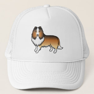Casquette Sable Shetland Sheepdog Shelter Dessin Chien