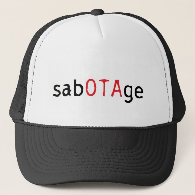 Casquette sabOTAge (Devant)