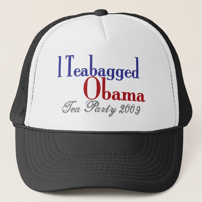 Casquette Sac à thé Obama (thé 2009) (Devant)