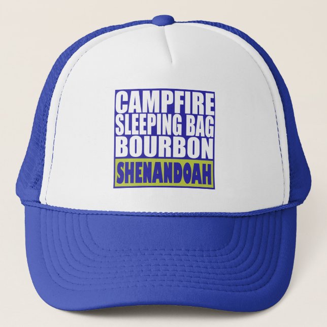Casquette Sac couché de feu de camp Bourbon Shenandoah (Devant)
