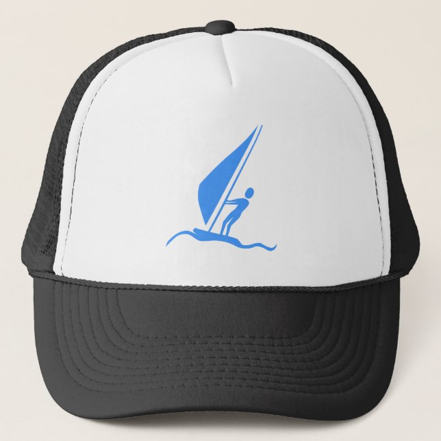 Casquette Sailboarding - Bleu Bébé (Devant)