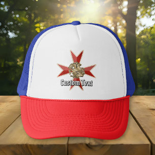 Casquette Saint George sur croix de Malte