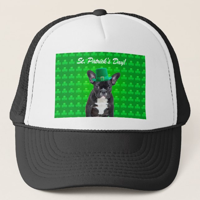 Casquette Saint Patrick, Chien de taureau français (Devant)