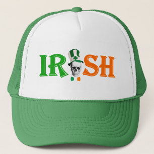 Casquette Saint Patrick d'Irlande noire