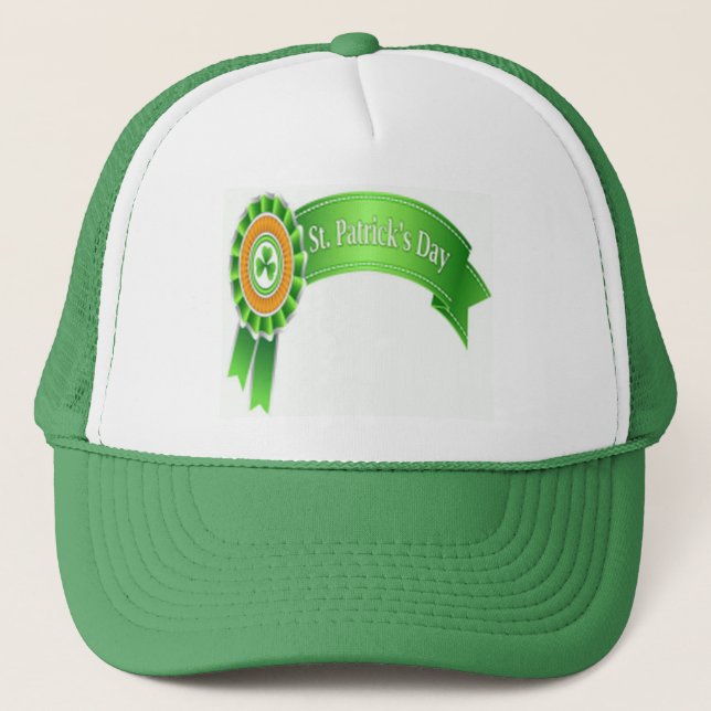 Casquette Saint Patrick's Day Irlandais shamrock Irlande cas (Devant)