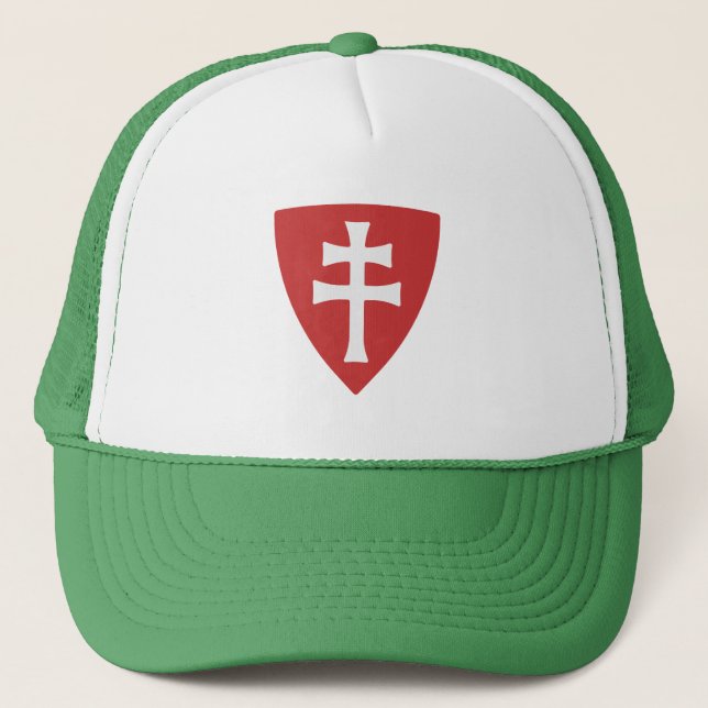 Casquette saint stephen croix hongroise symbole hongrie roi (Devant)