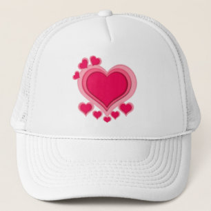 Casquette Saint-Valentin Cœur Rose Romantique