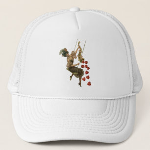 Casquette Saint-Valentin vintage, dame victorienne sur une b
