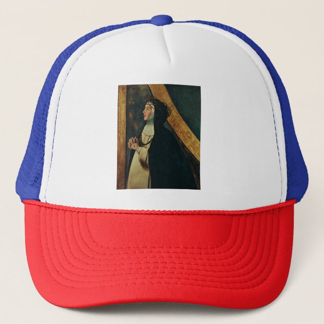 Casquette Sainte Catherine de Sienne par Juan Bautista Maino (Devant)