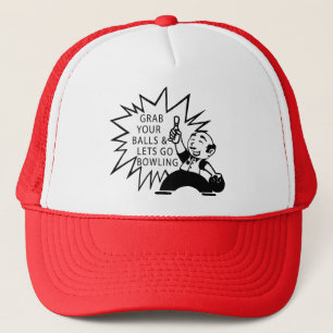 Casquette Saisissez vos boules et laissez aller rouler