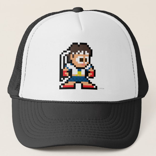 Casquette Sakura à 8 bits (Devant)