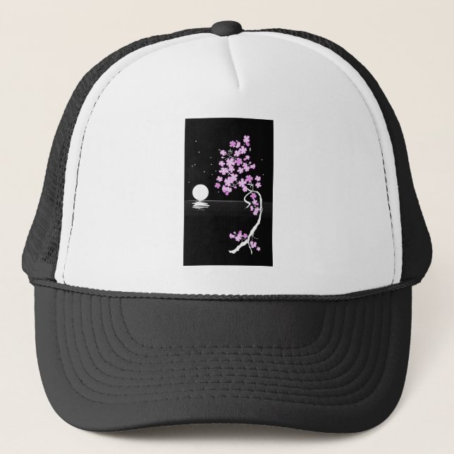 Casquette Sakura de la nuit (Devant)