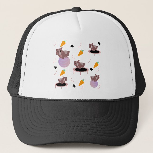 Casquette Salle De Fitness Pour Cochons De Guinée (Devant)