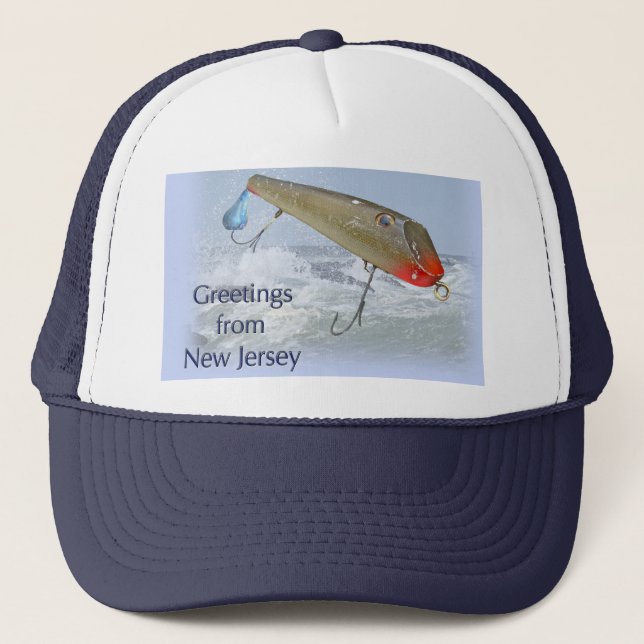 Casquette Salutations Du New Jersey Fishing Lure (Devant)
