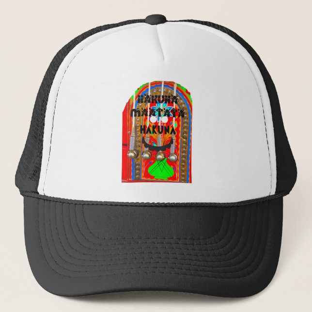 Casquette Samba couleurs du carnaval Hakuna Matata blings.pn (Devant)
