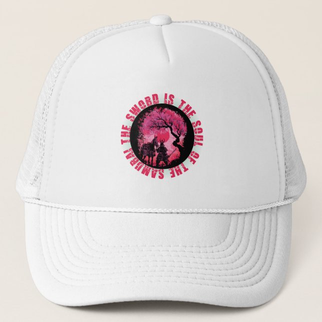 Casquette Samurai - Citation de guerrier (Devant)