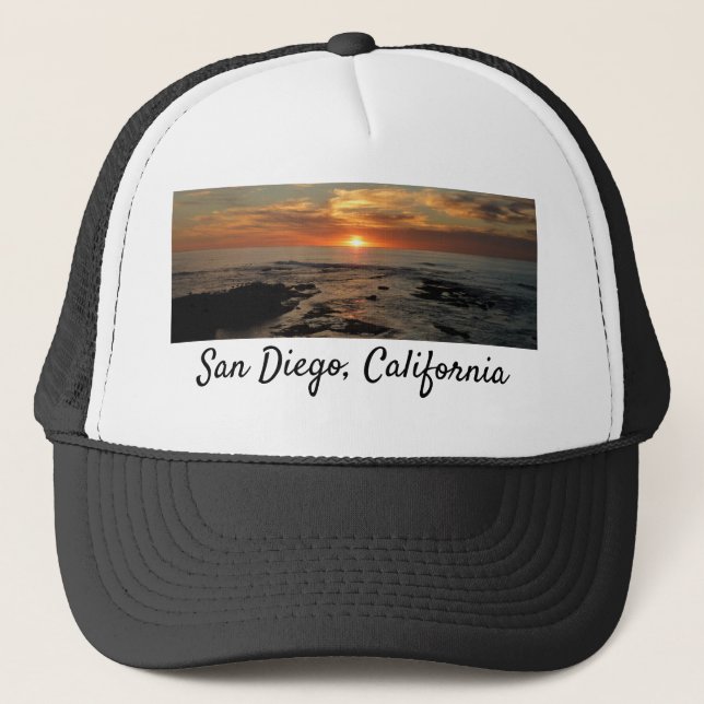 Casquette San Diego Sunset II California Seascape (Devant)
