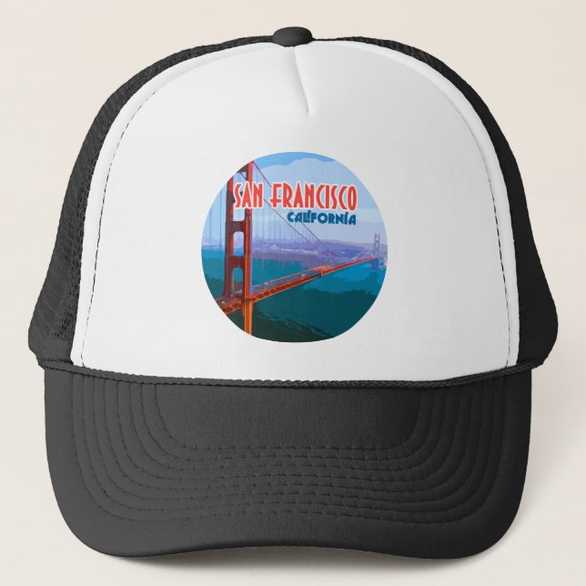 Casquette San Francisco California Golden Gate Bridge (Devant)