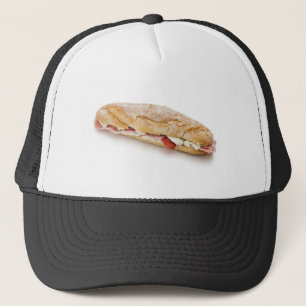 Casquette sandwich avec du jambon et le fromage