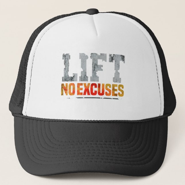 CASQUETTE SANS EXCUSES GYM WORKOUT (Devant)