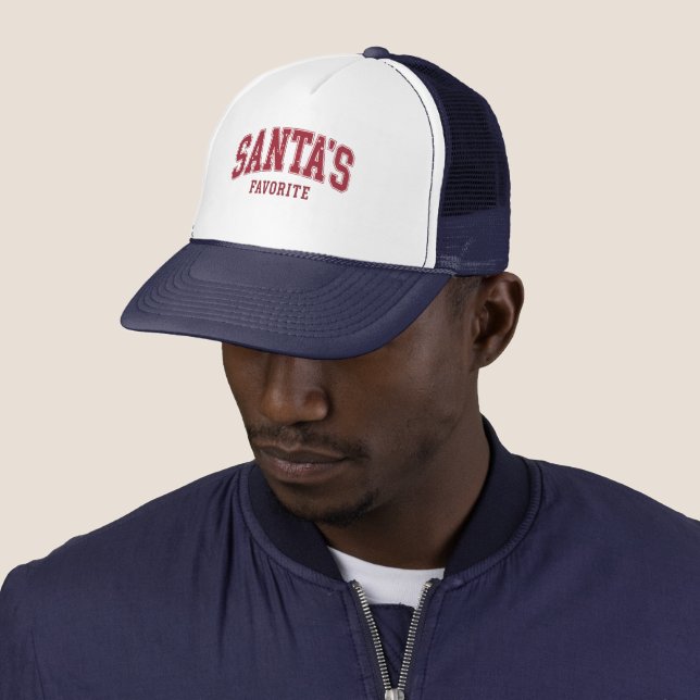 Casquette Santas Cadeau de Noël préféré Cadeau de Noël amusa (En situation)