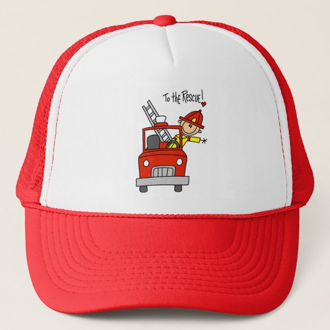 Casquette Sapeur-pompier au T-shirts et aux cadeaux de (Devant)