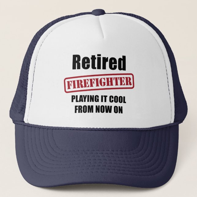 Casquette Sapeur-pompier retraité (Devant)