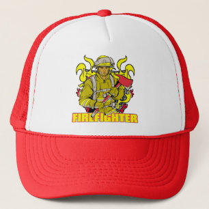 Casquette Sapeur-pompier travaillant