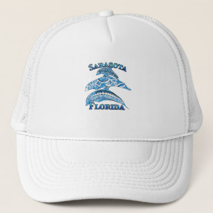 Casquette Sarasota Florida Vacation Tribal Dolphins