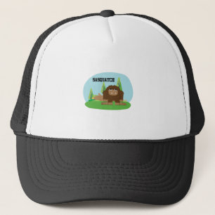Casquette Sasquatch de dessin animé mignon