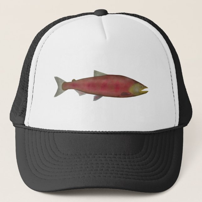 Casquette Saumon Chinook - Phase de frai (Devant)