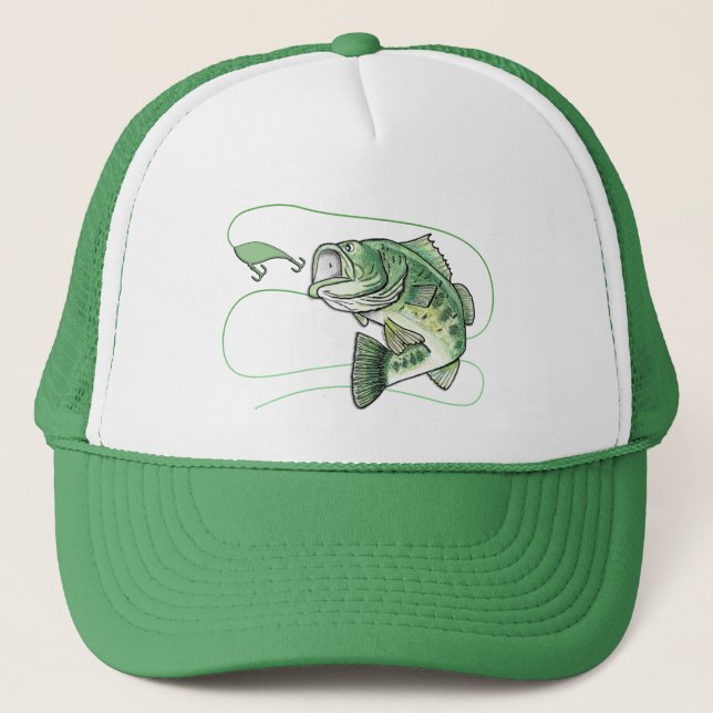Casquette Sauter Bigmouth Bass Fishing (Devant)