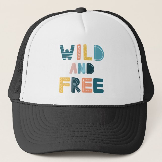 Casquette Sauvage et libre (Devant)