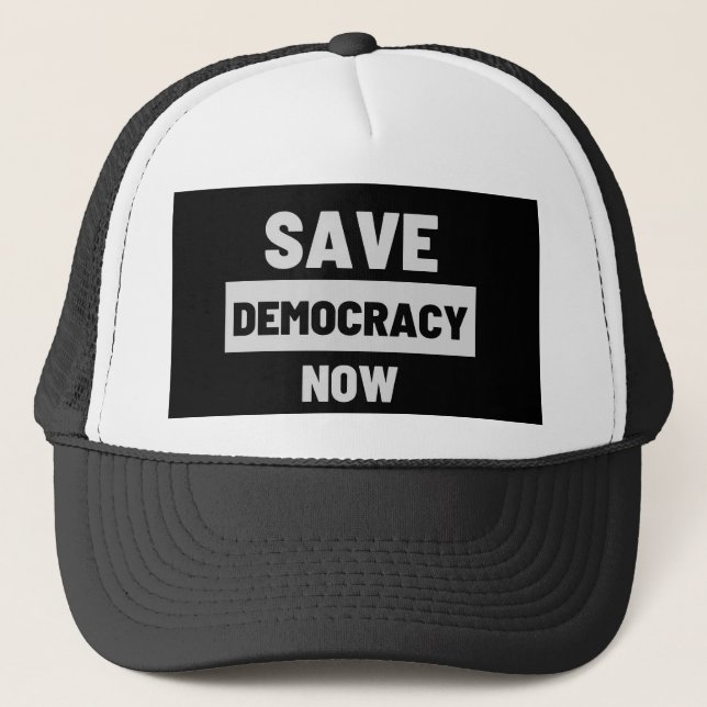 Casquette Sauver la démocratie (Devant)