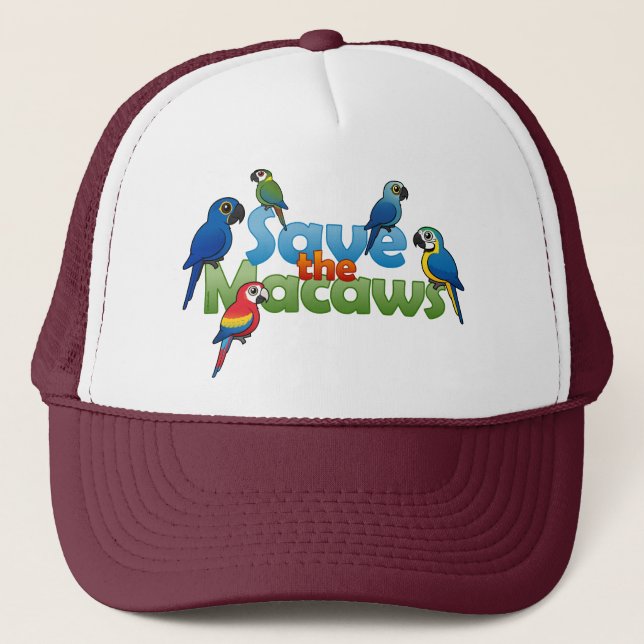 Casquette Sauvez les aras (Devant)