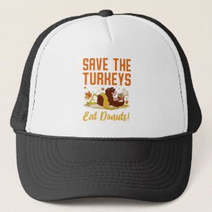 Casquette Sauvez Les Dindons Mangez Des Dons Drôle Jour D'Ac