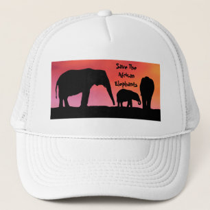 Casquette Sauvez les éléphants africains
