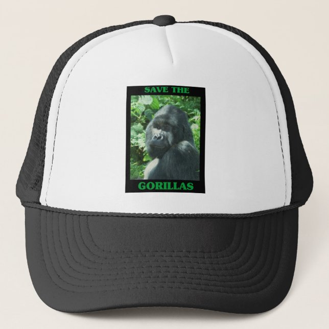 Casquette Sauvez les gorilles (Devant)