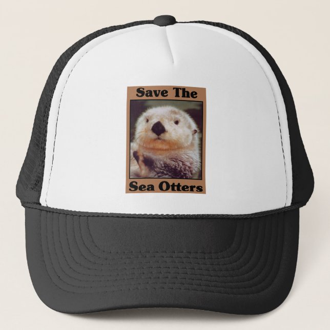 Casquette Sauvez les loutres de mer (Devant)
