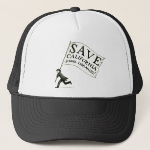 Casquette Sauvez les marchandises de bibliothèques d'école