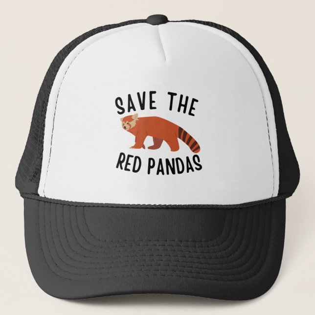 Casquette Sauvez Les Pandas Rouges (Devant)